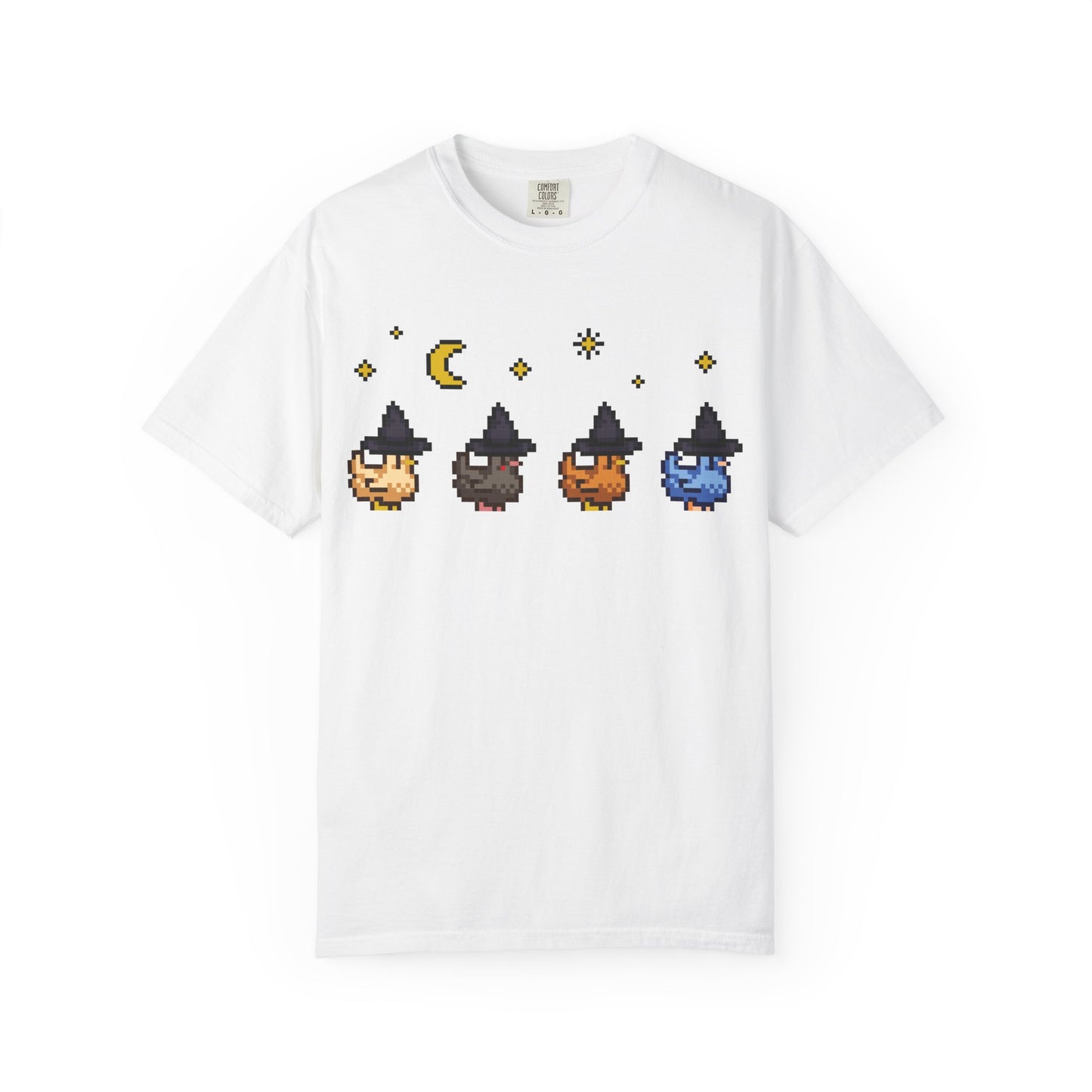 Witchy Pixel Chickens Tshirt
