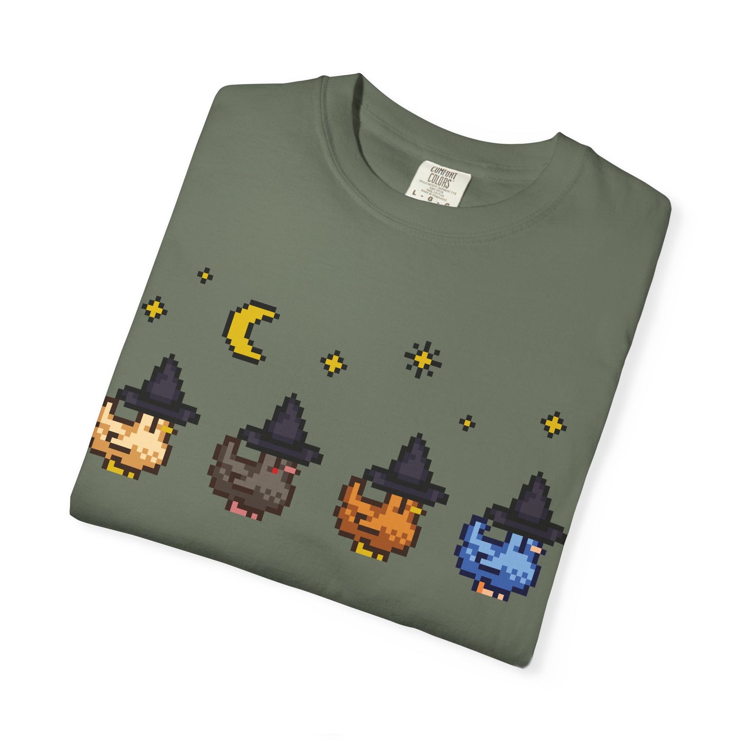 Witchy Pixel Chickens Tshirt