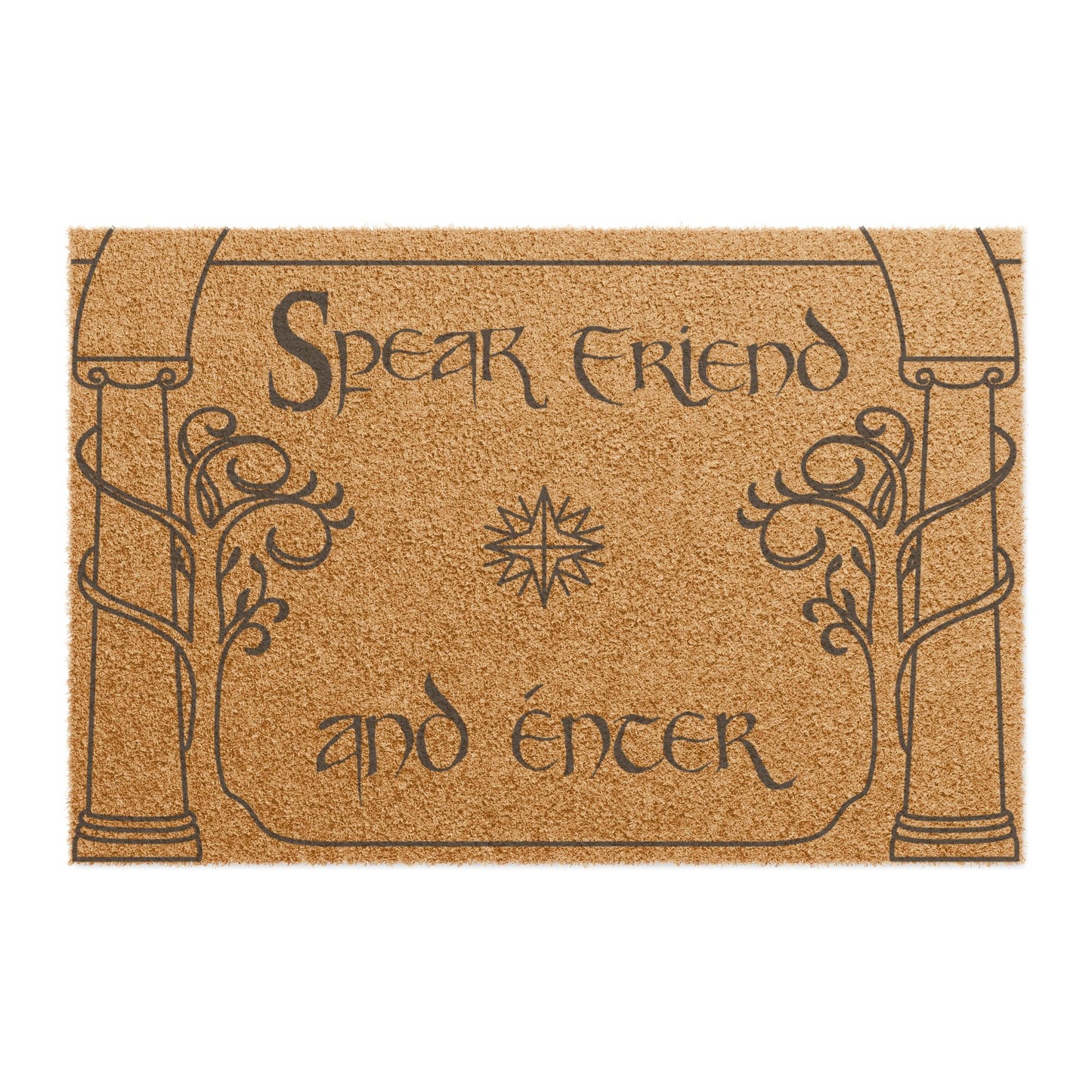 Speak Friend and Enter Door Mat