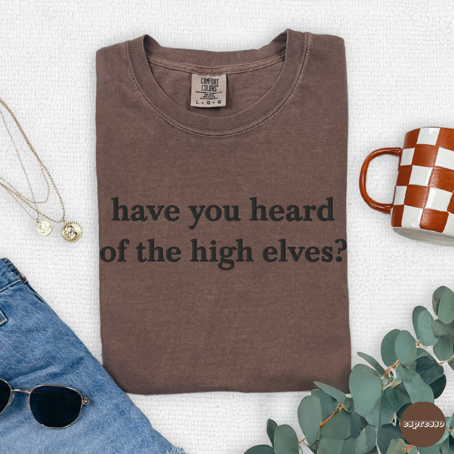 High Elves Embroidered Tee