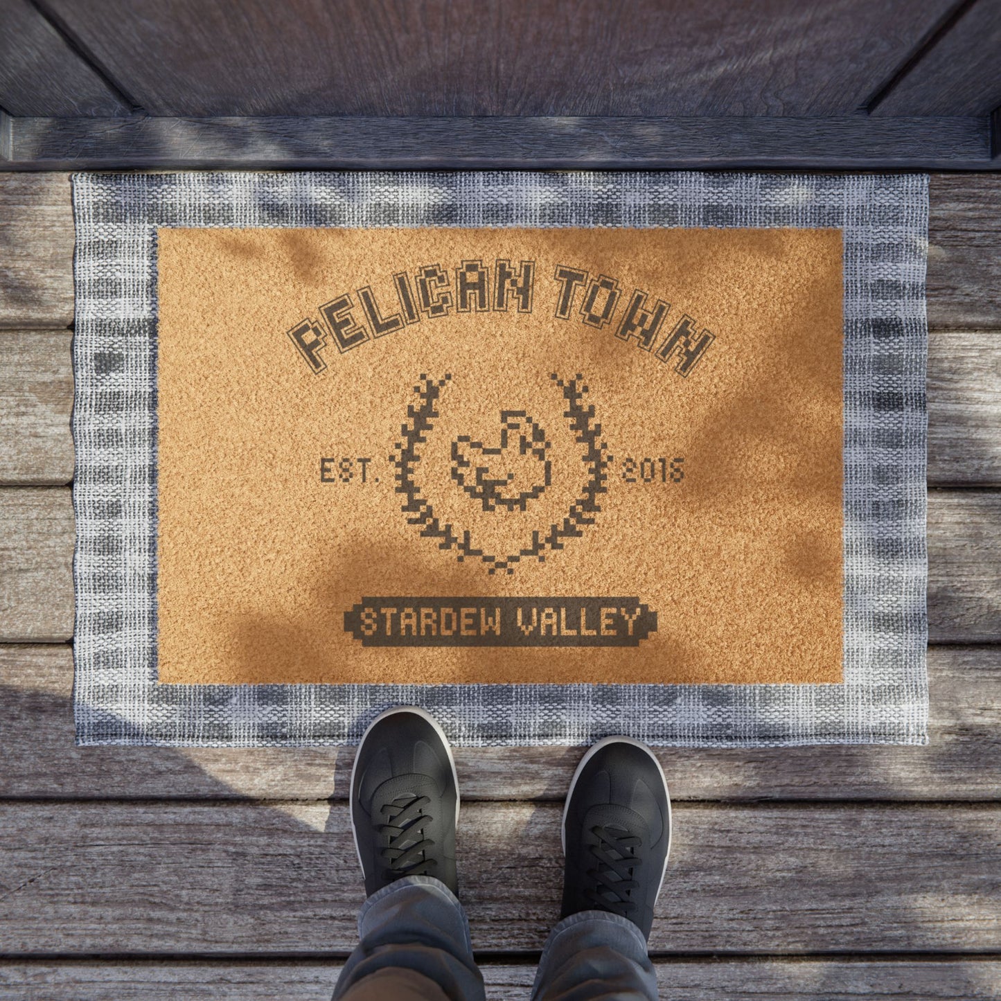 Pelican Town Pixel Door Mat