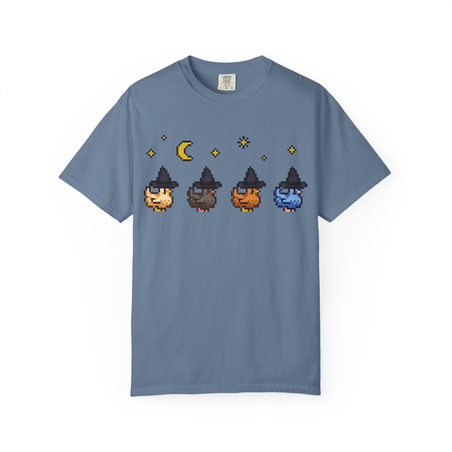 Witchy Pixel Chickens Tshirt