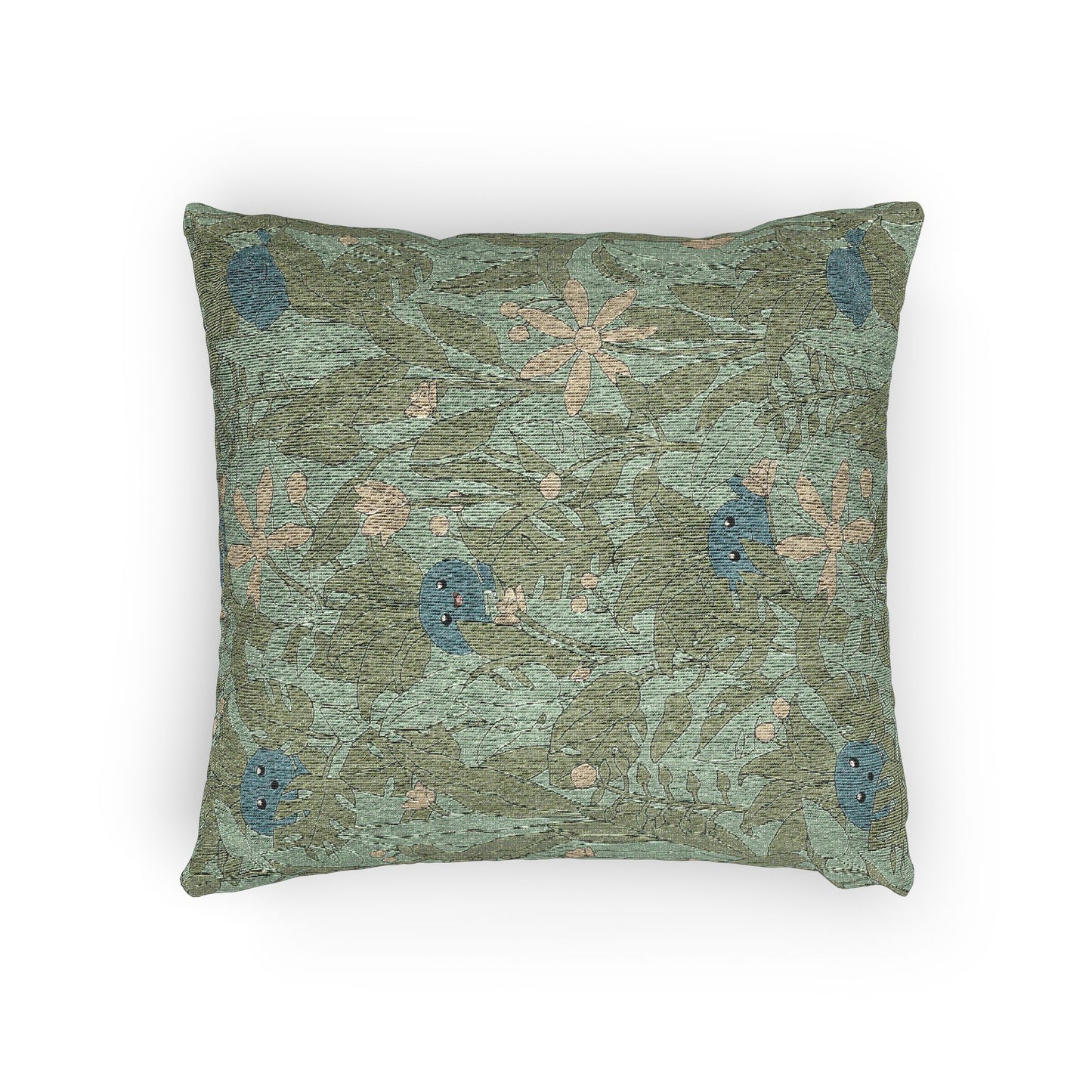 Odd Leaves Woven Pillow