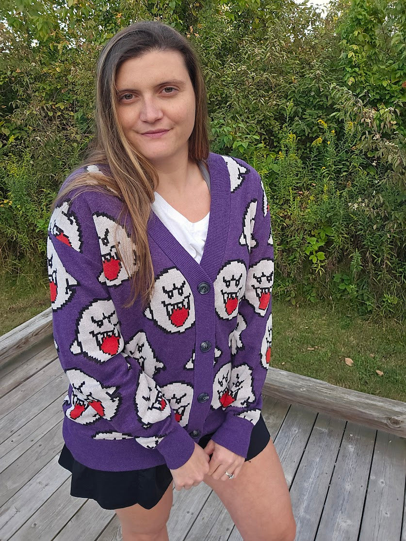 Boo Ghost Cardigan