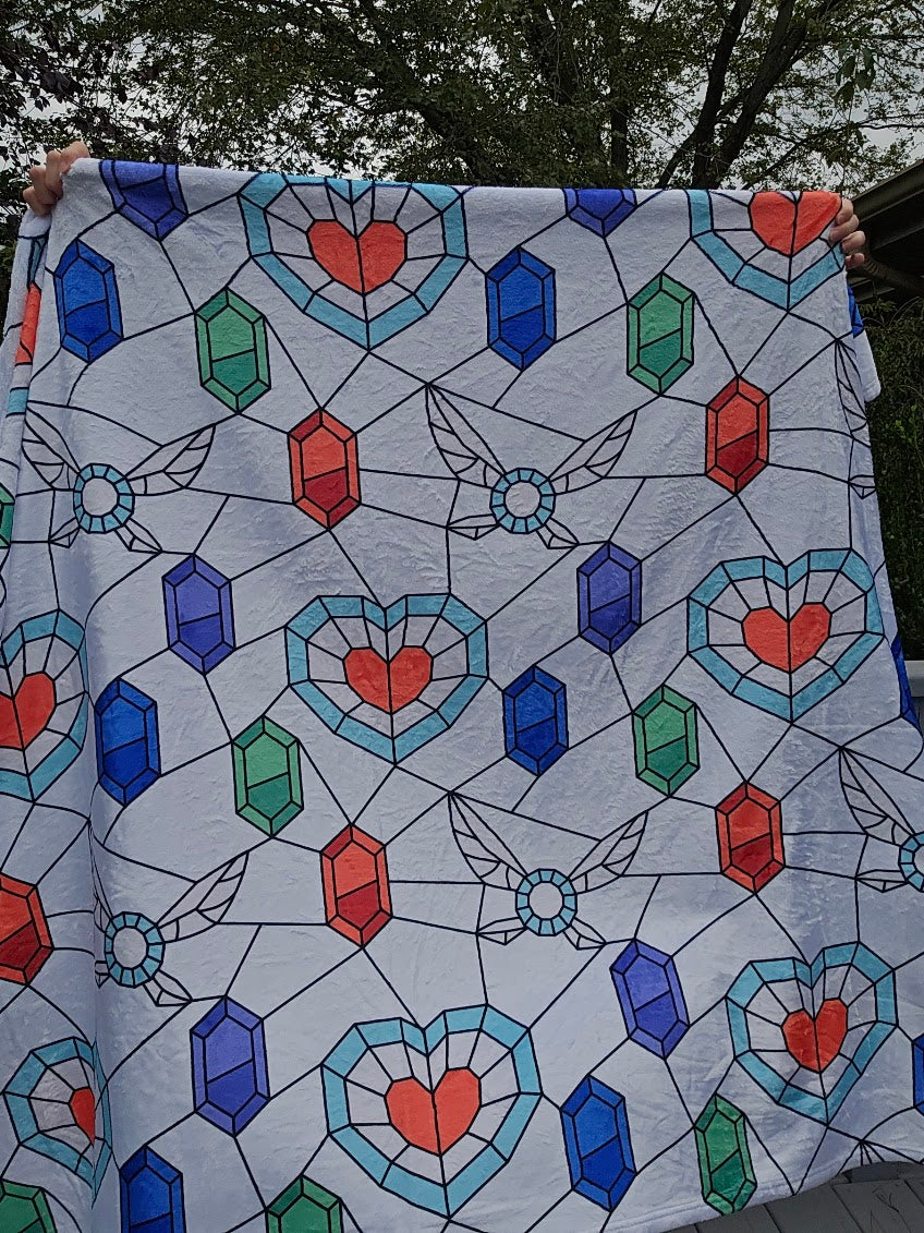 Stained Glass Items Blanket (50 X 60)