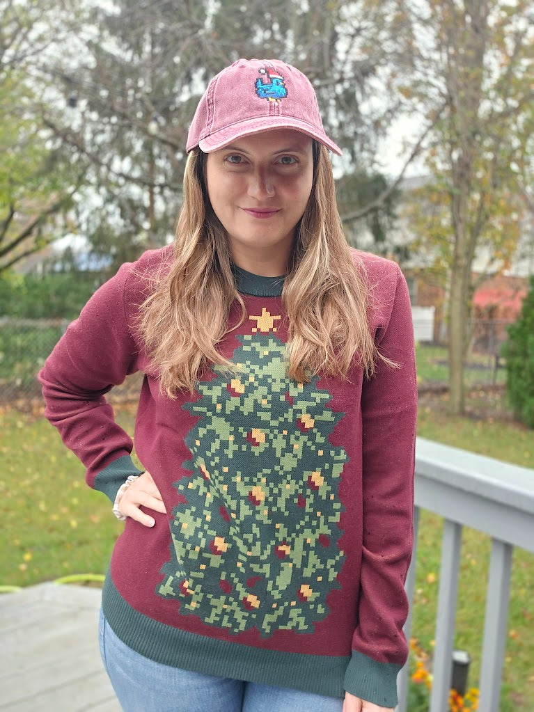 Pixel Christmas Tree Sweater