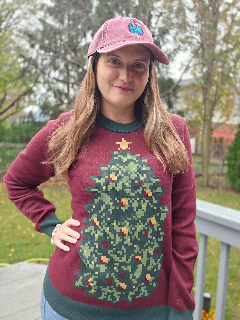 Pixel Christmas Tree Sweater