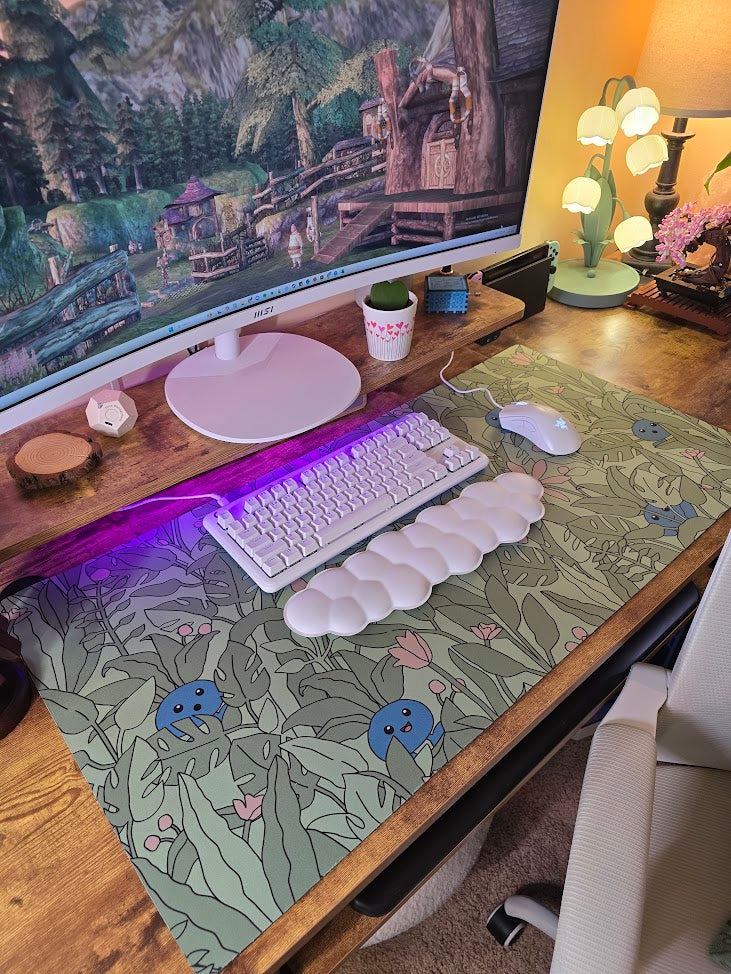Odd Leaves Desk Mat