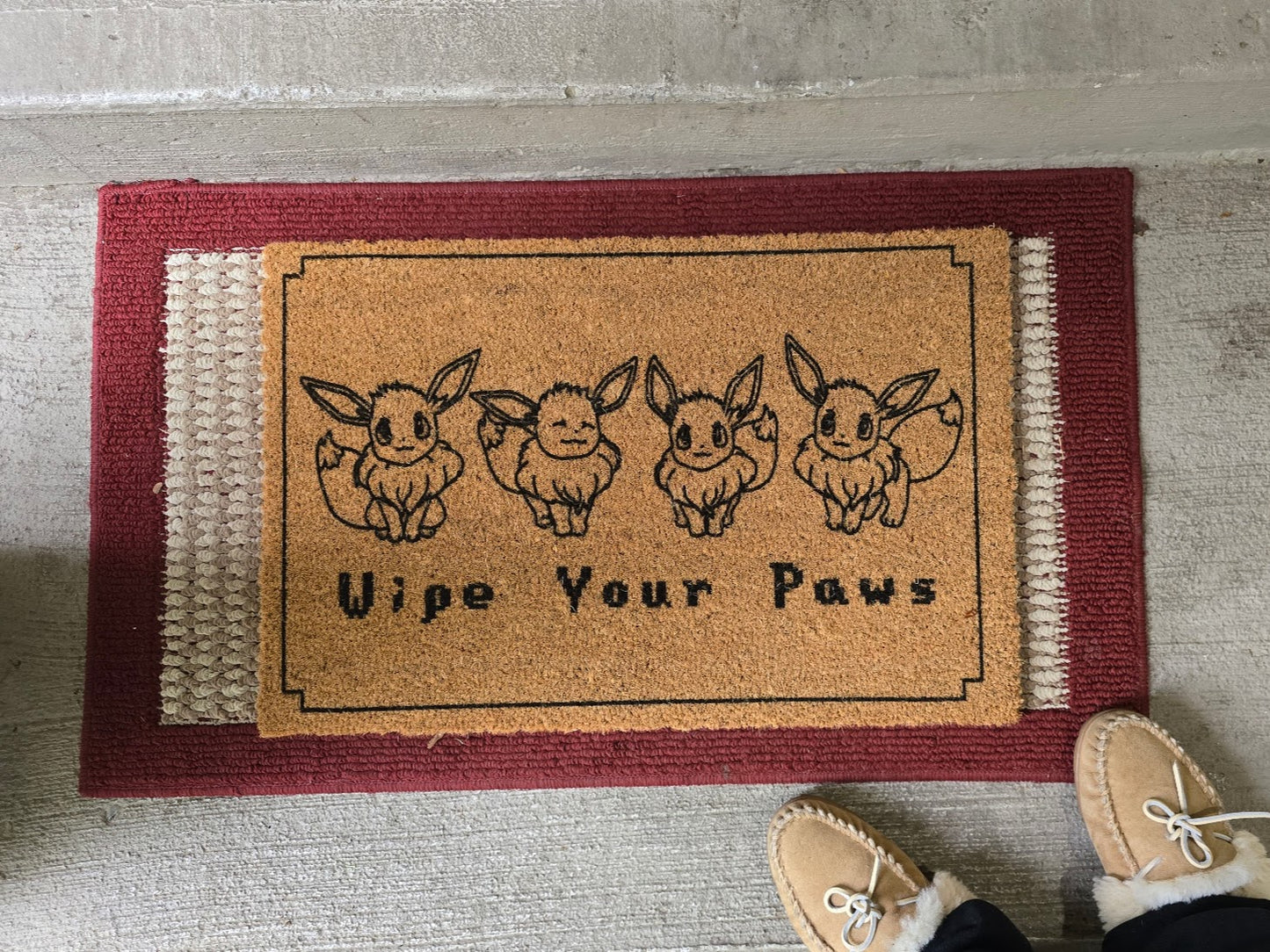 Wipe Your Paws Door Mat