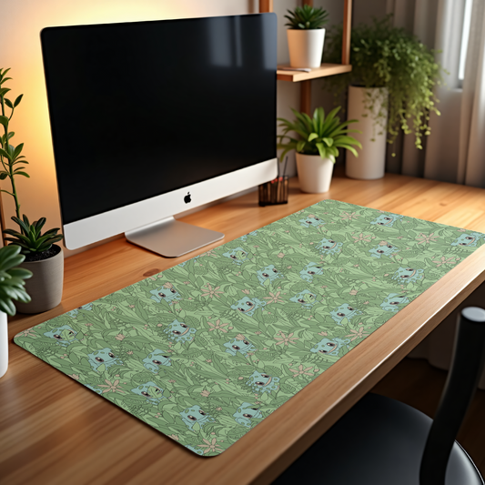 Bulbs and Leaves Desk Mat