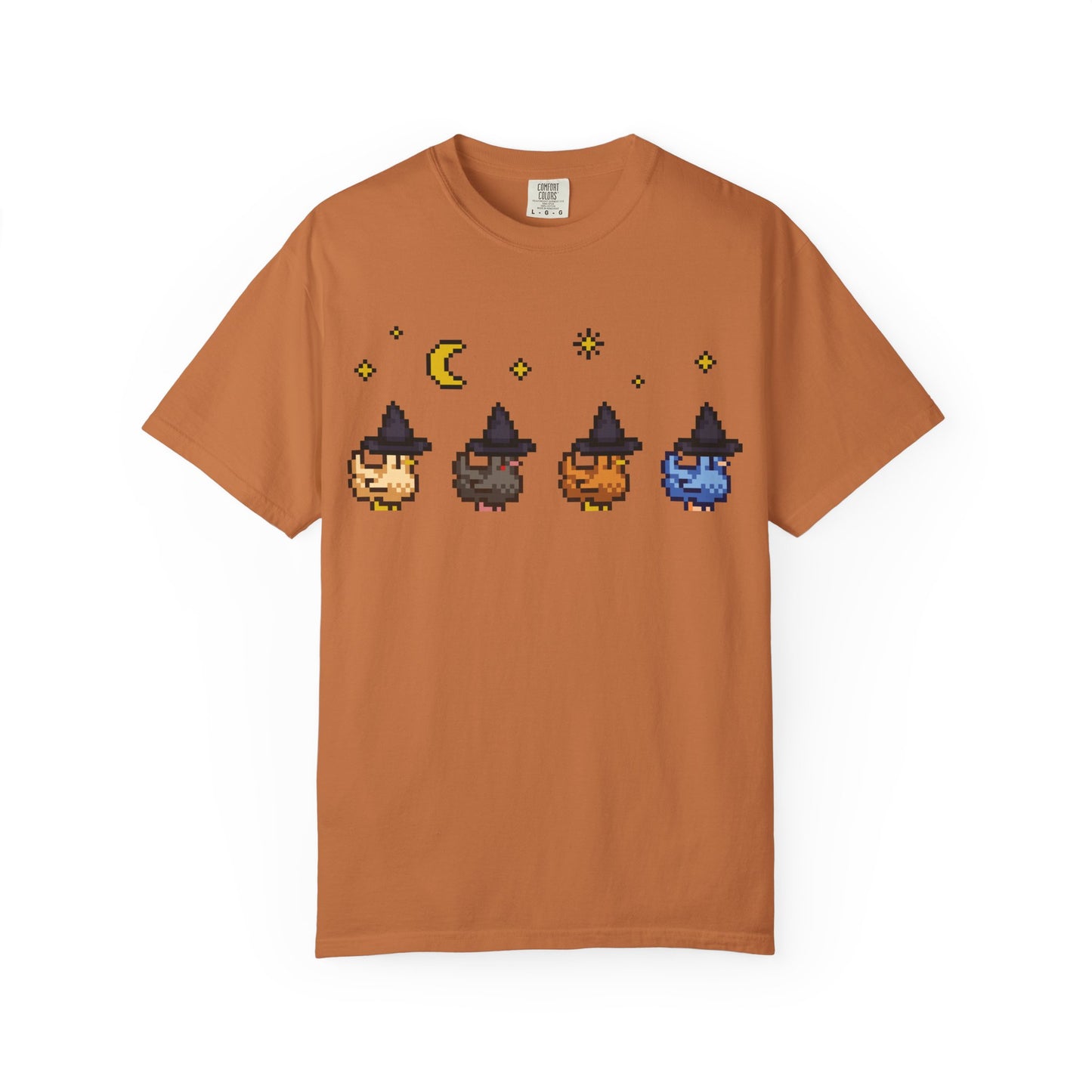 Witchy Pixel Chickens Tshirt