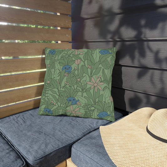 Odd Leaves Outdoor Pillow
