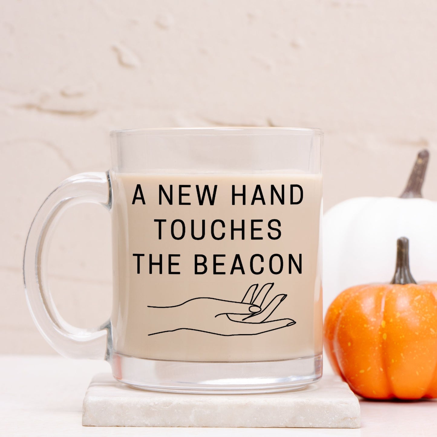 A New Hand Skyrim Glass Mug