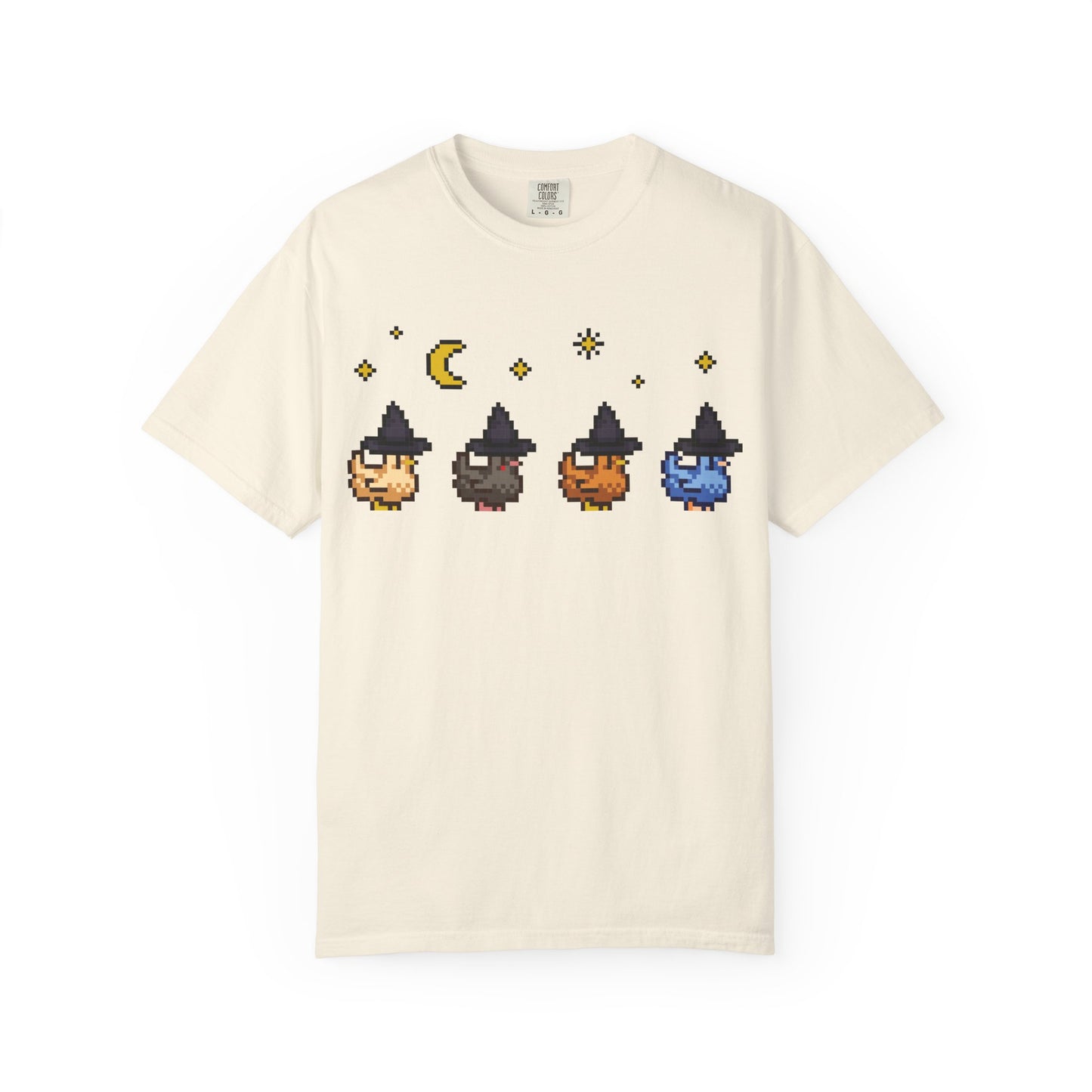 Witchy Pixel Chickens Tshirt