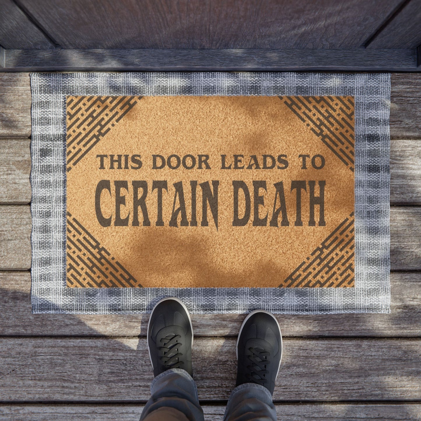 Certain Death Labyrinth Door Mat