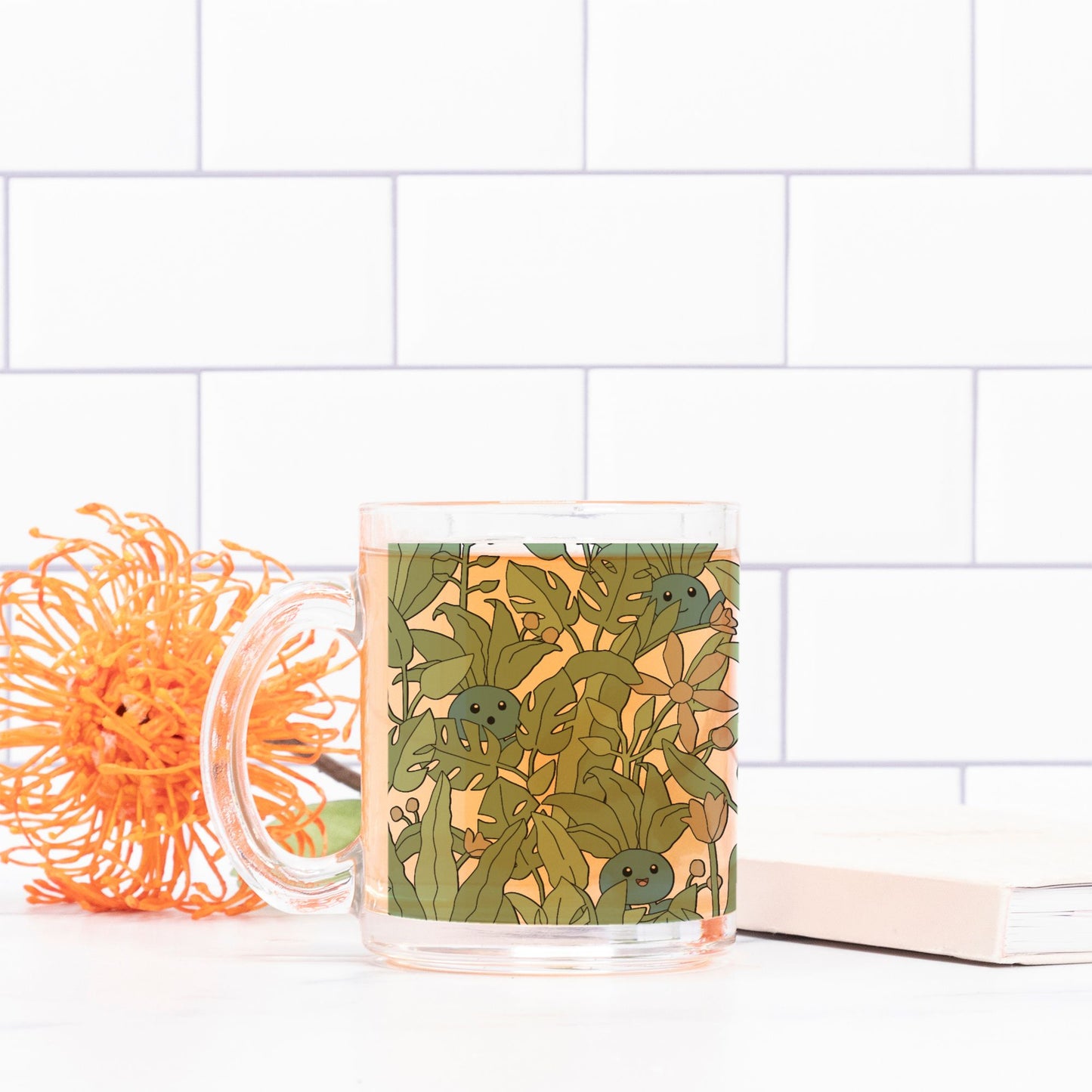 Odd Leaves Mug Glass