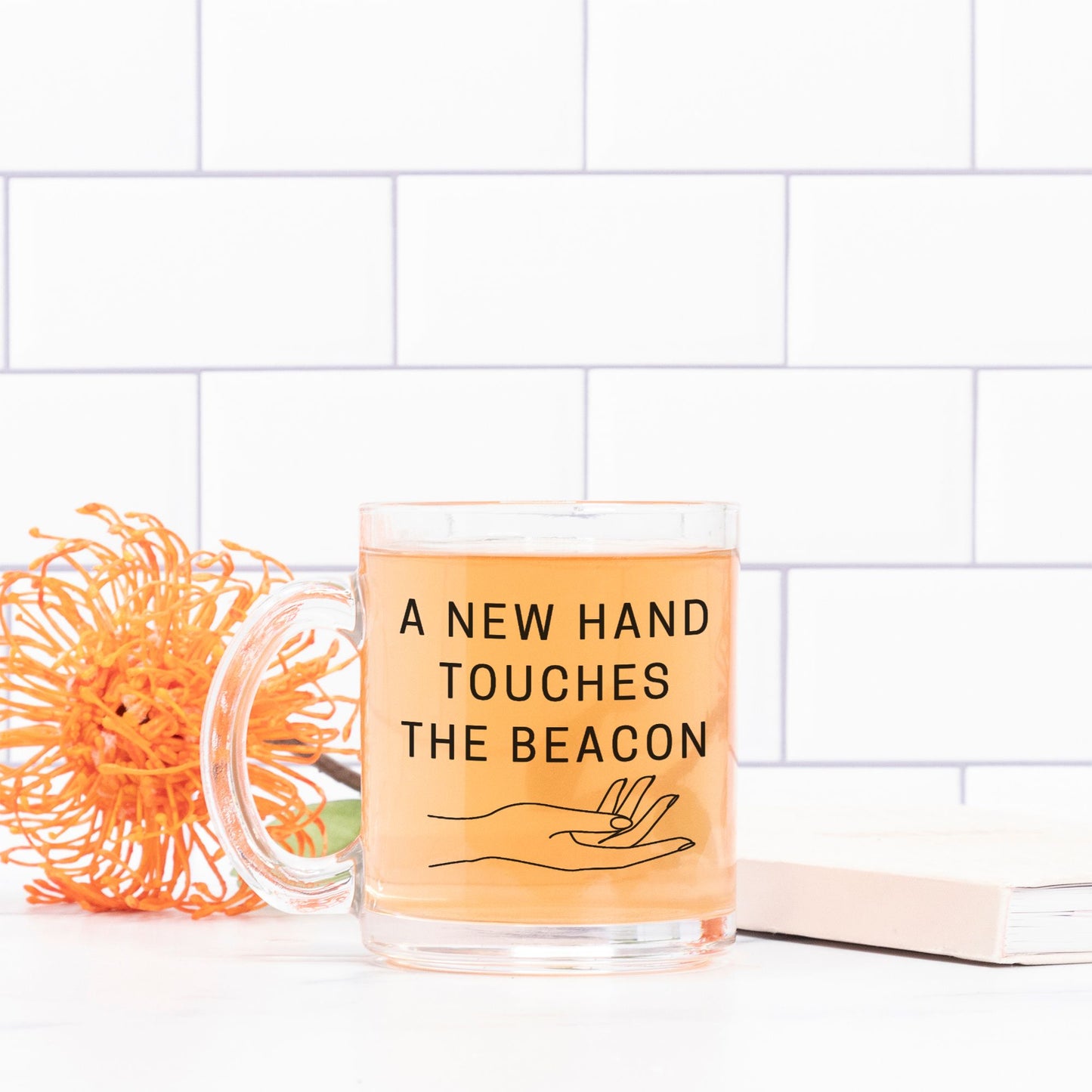 A New Hand Skyrim Glass Mug
