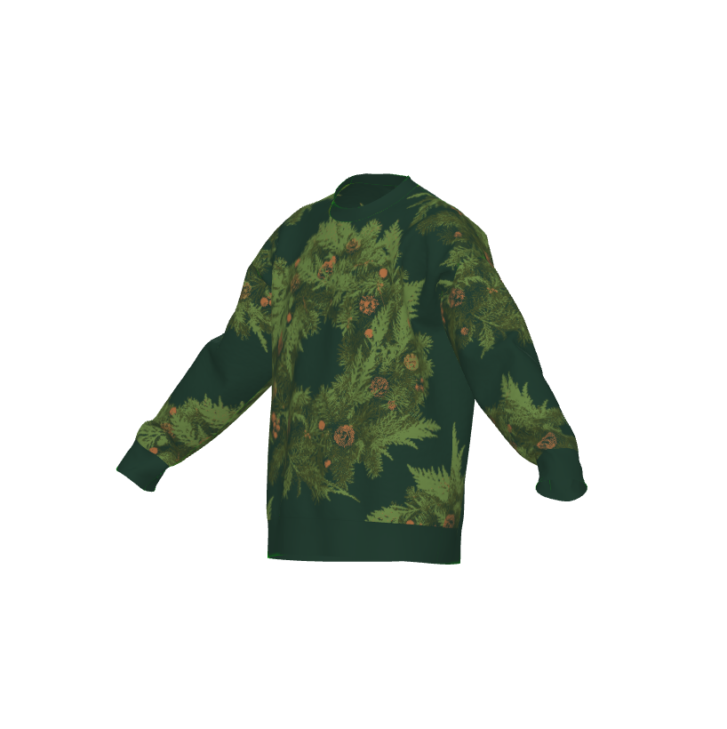 Pixel Wreath Sweater