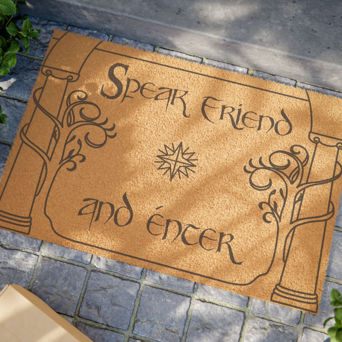Speak Friend and Enter Door Mat