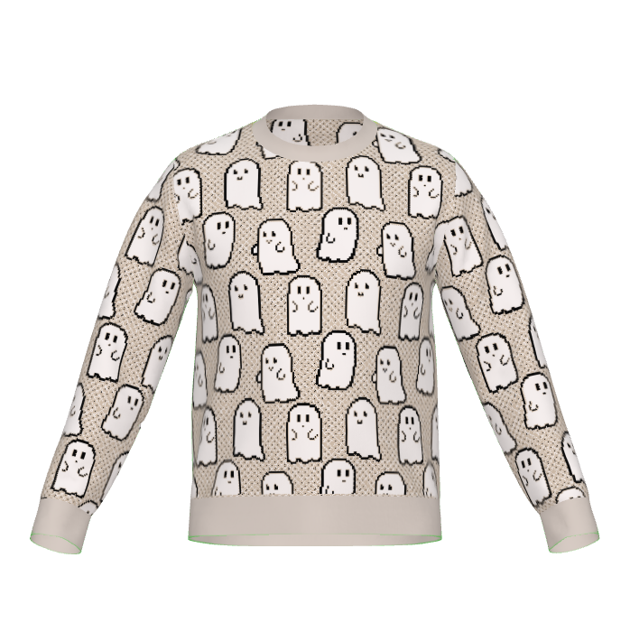 Pixel Ghostie Sweater