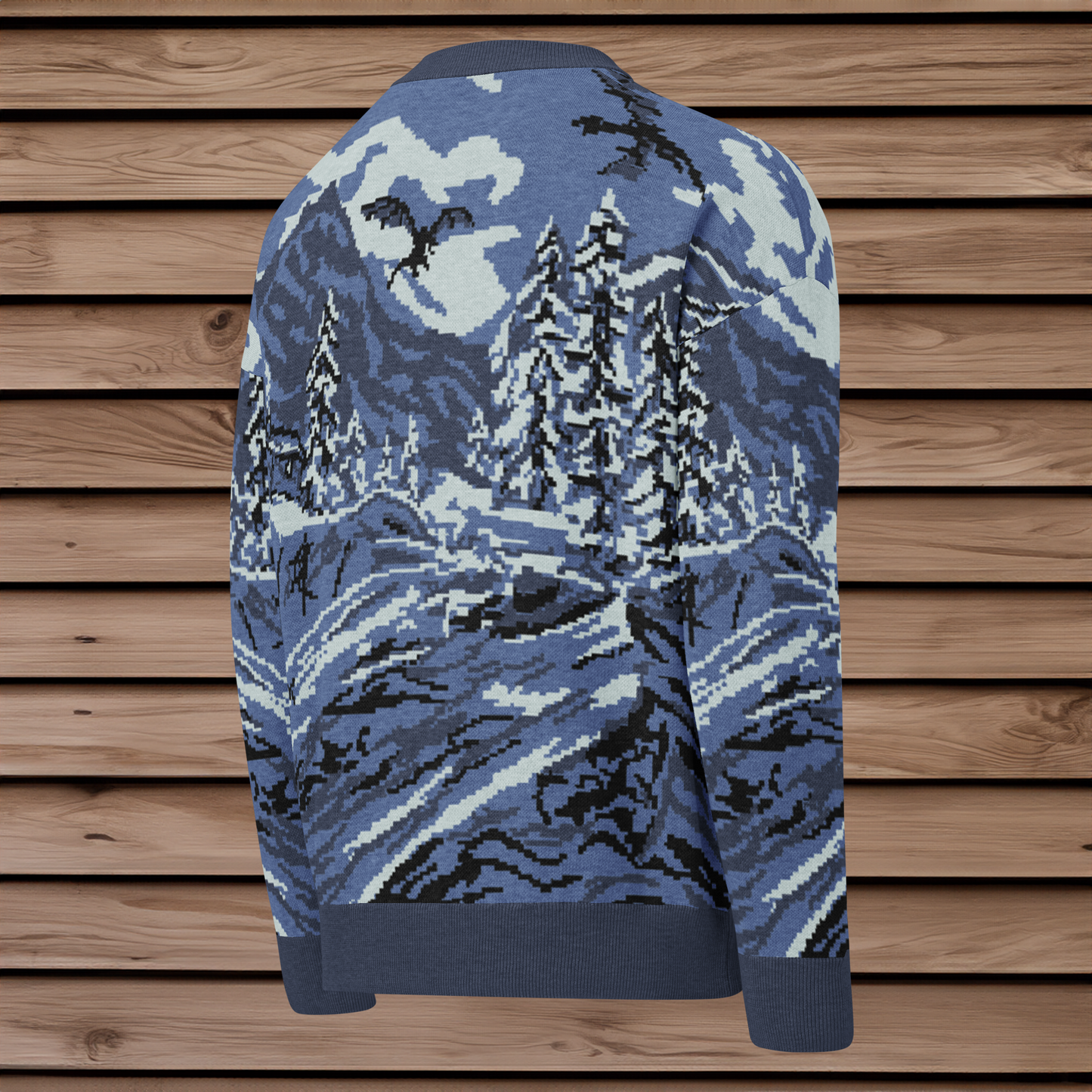 DRAGON WINTER SCENE SWEATER