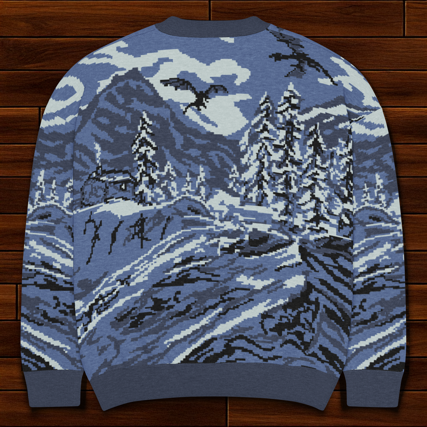 DRAGON WINTER SCENE SWEATER