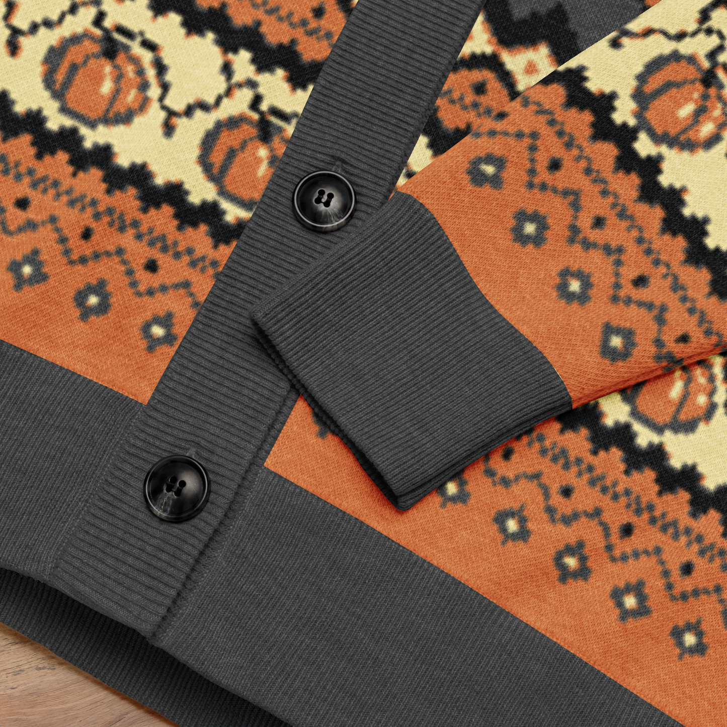 Fall Pixel Kitties Cardigan