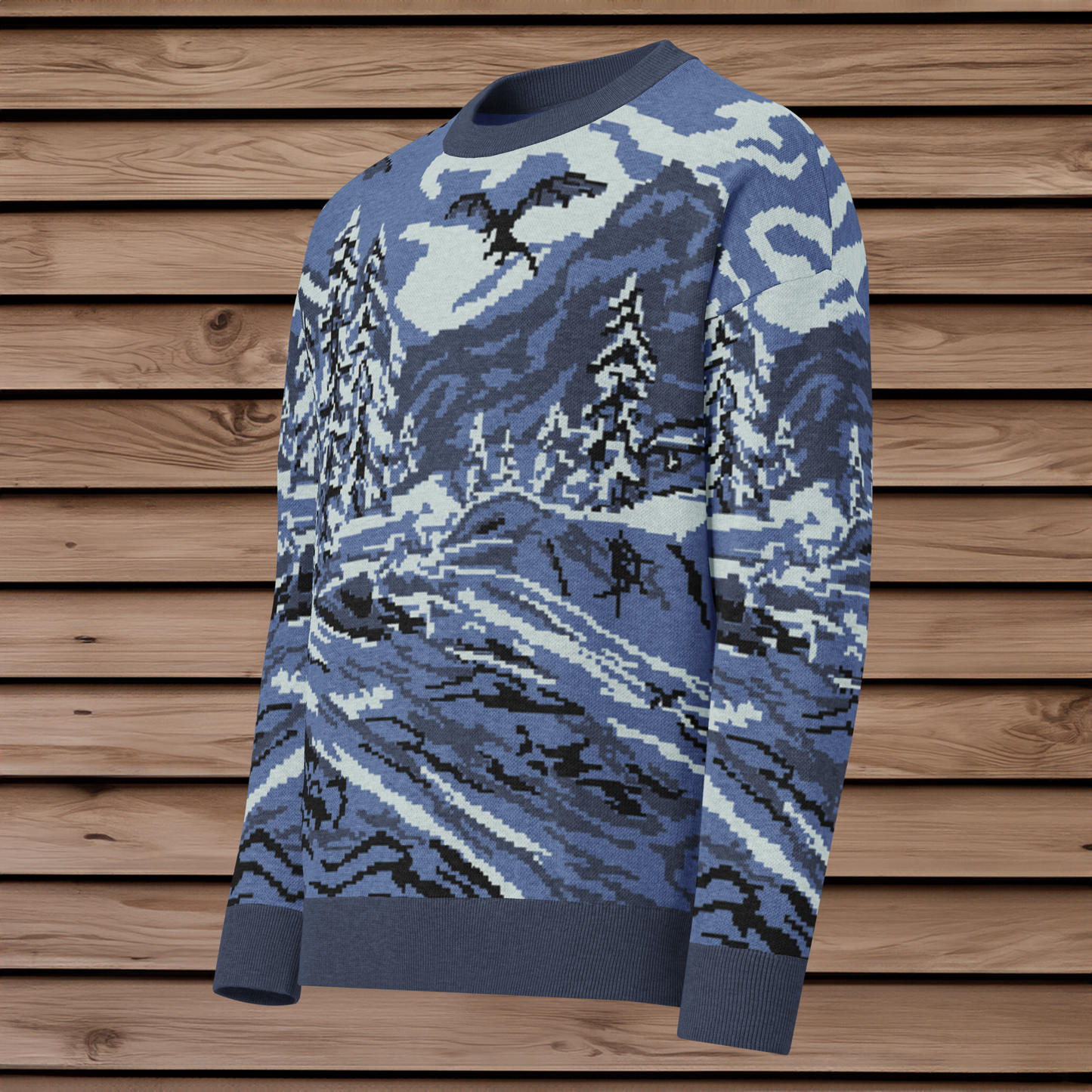 DRAGON WINTER SCENE SWEATER