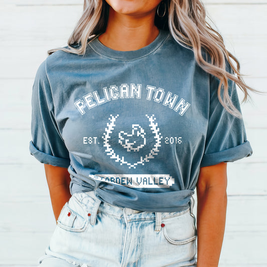 Pelican Town Pixel Cotton Tee