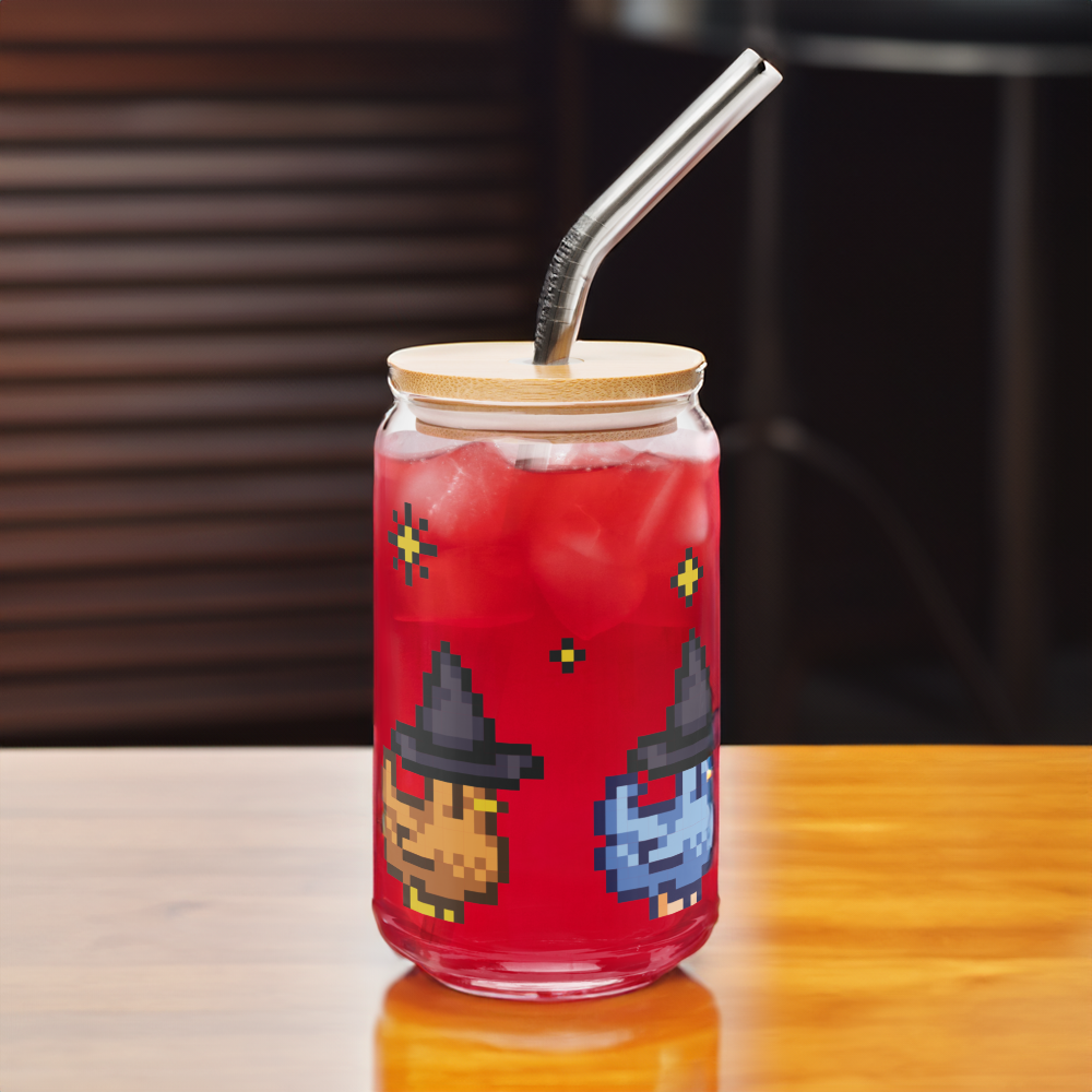 Witchy Chicken Sipper Glass | 16oz