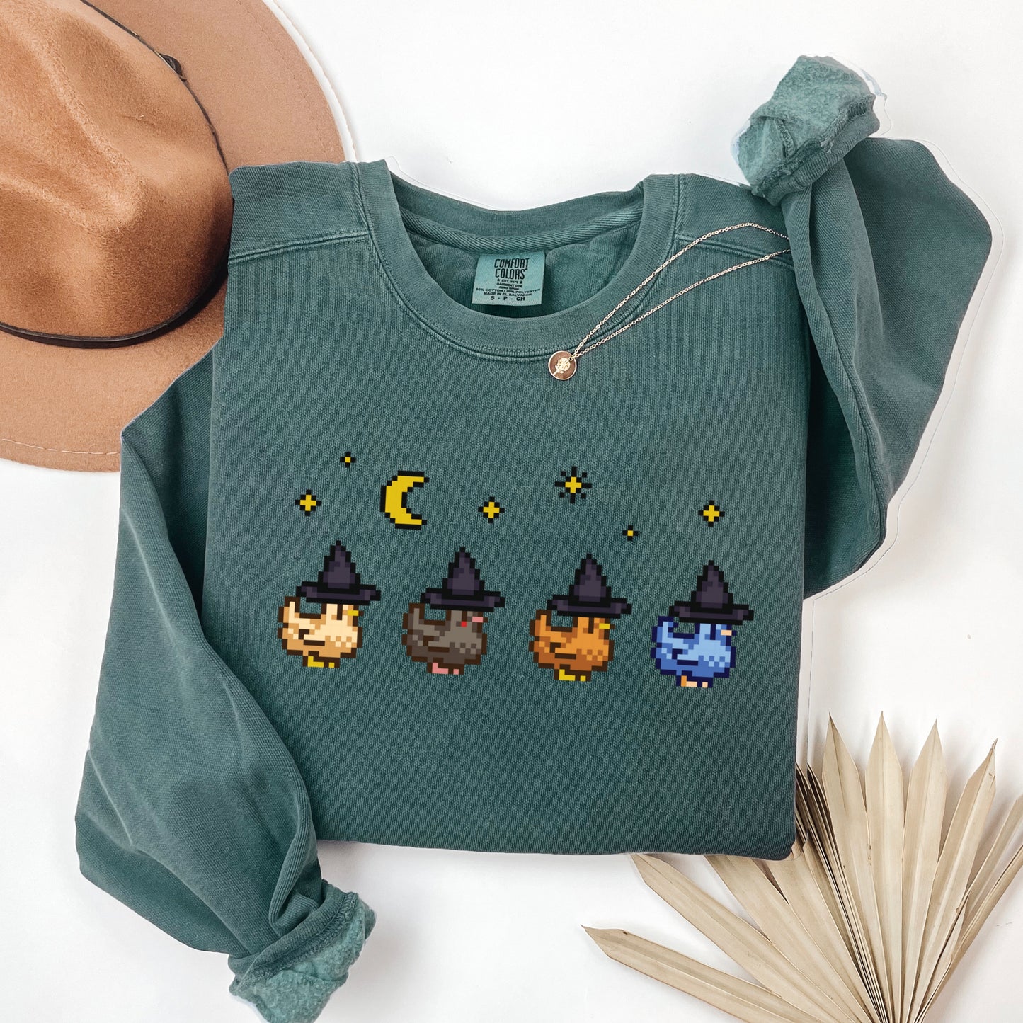Witchy Chickens Premium Sweatshirt