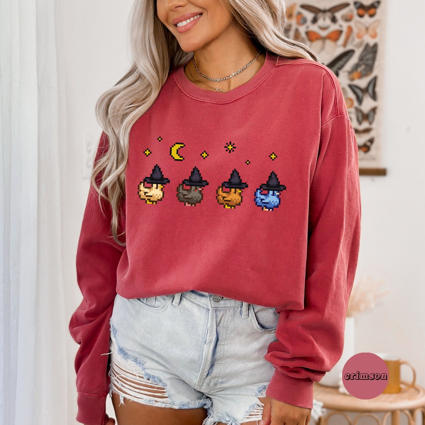Witchy Chickens Premium Sweatshirt
