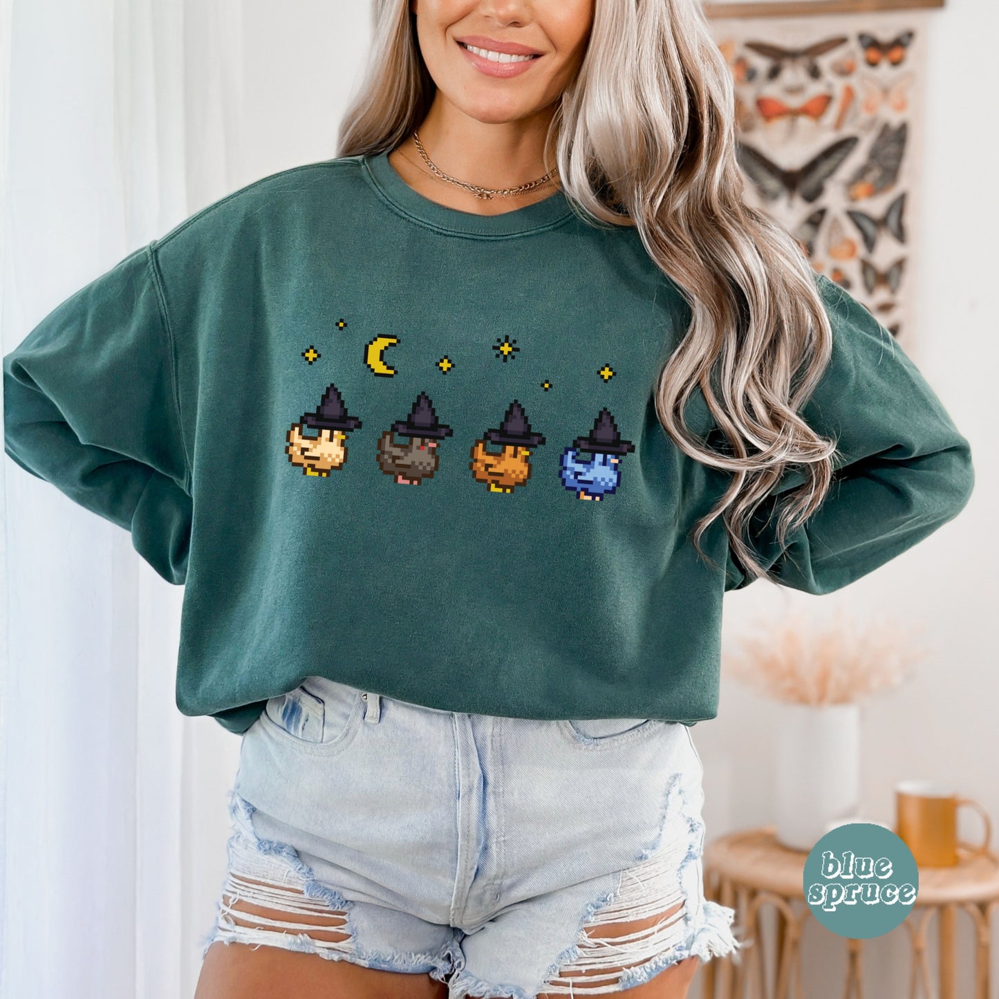Witchy Chickens Premium Sweatshirt