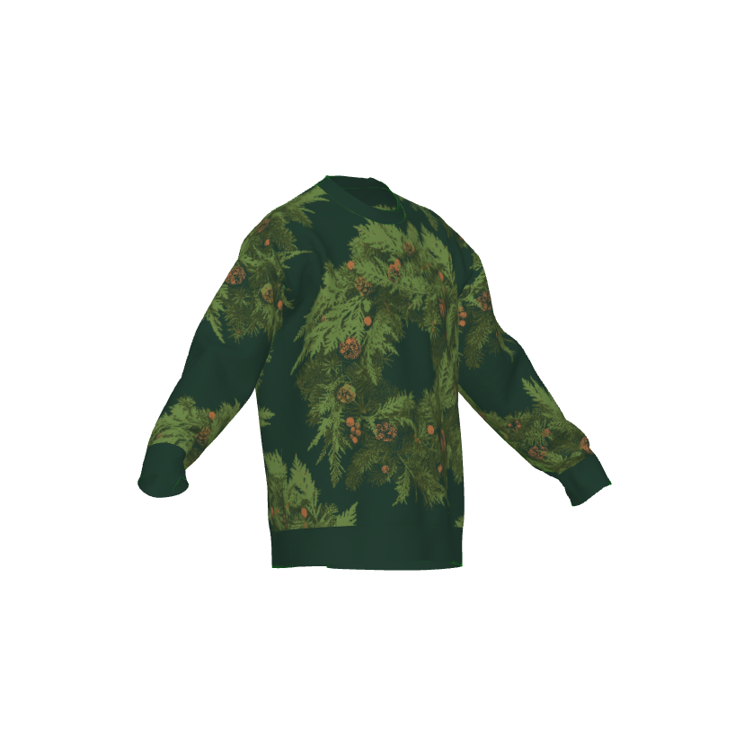 Pixel Wreath Sweater