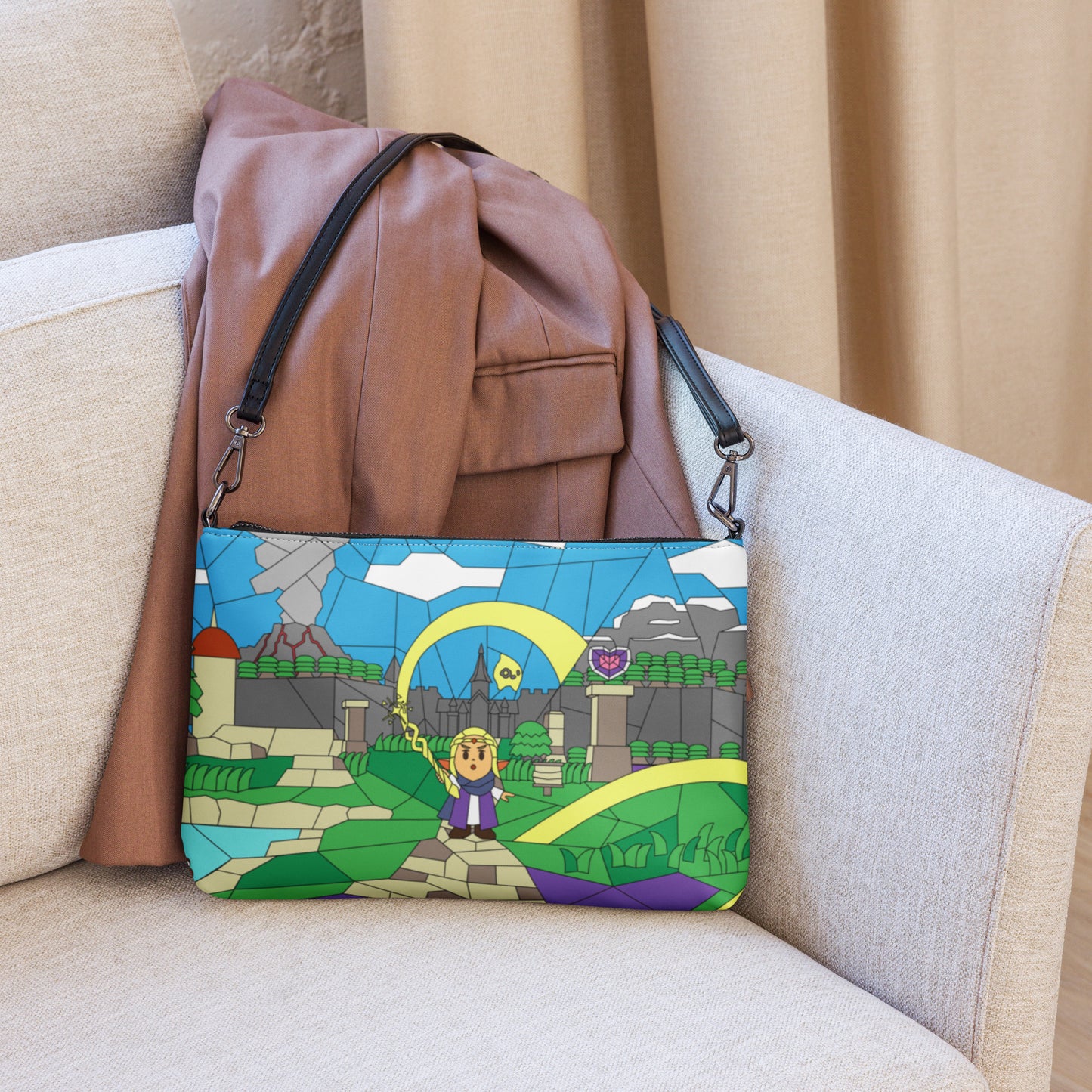 Stained Glass Echoes Crossbody bag