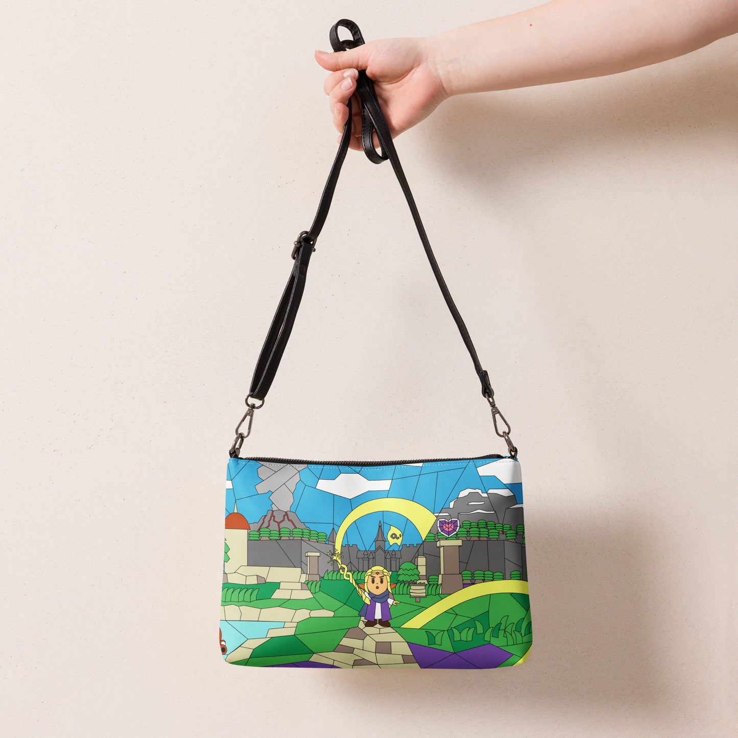 Stained Glass Echoes Crossbody bag