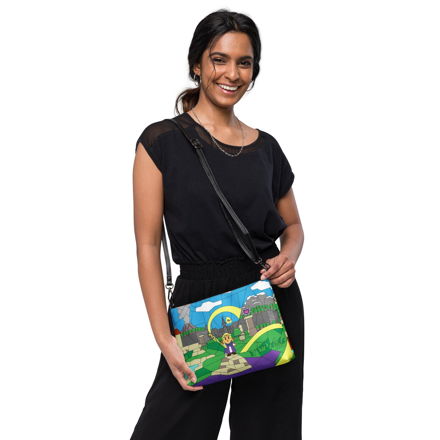 Stained Glass Echoes Crossbody bag