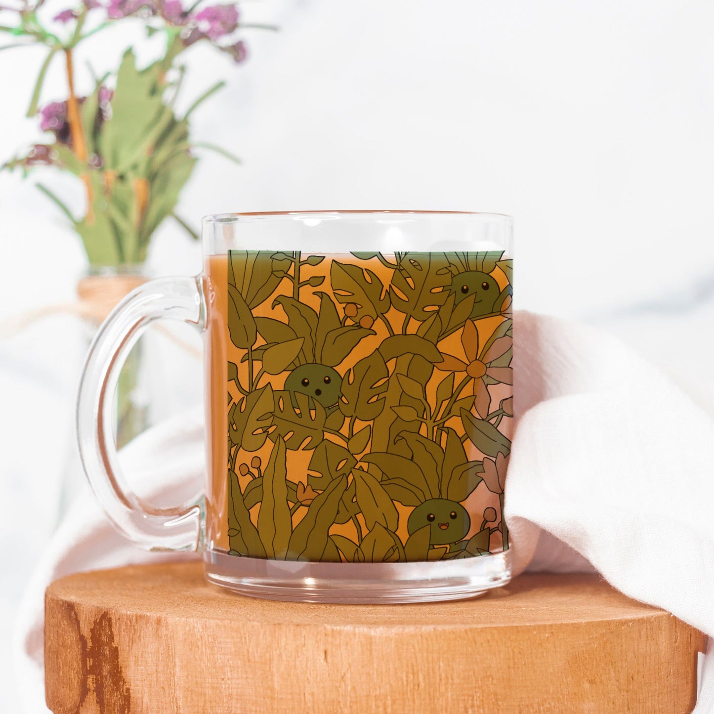 Odd Leaves Mug Glass