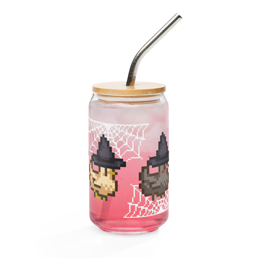 Witchy Chickens Can Glass