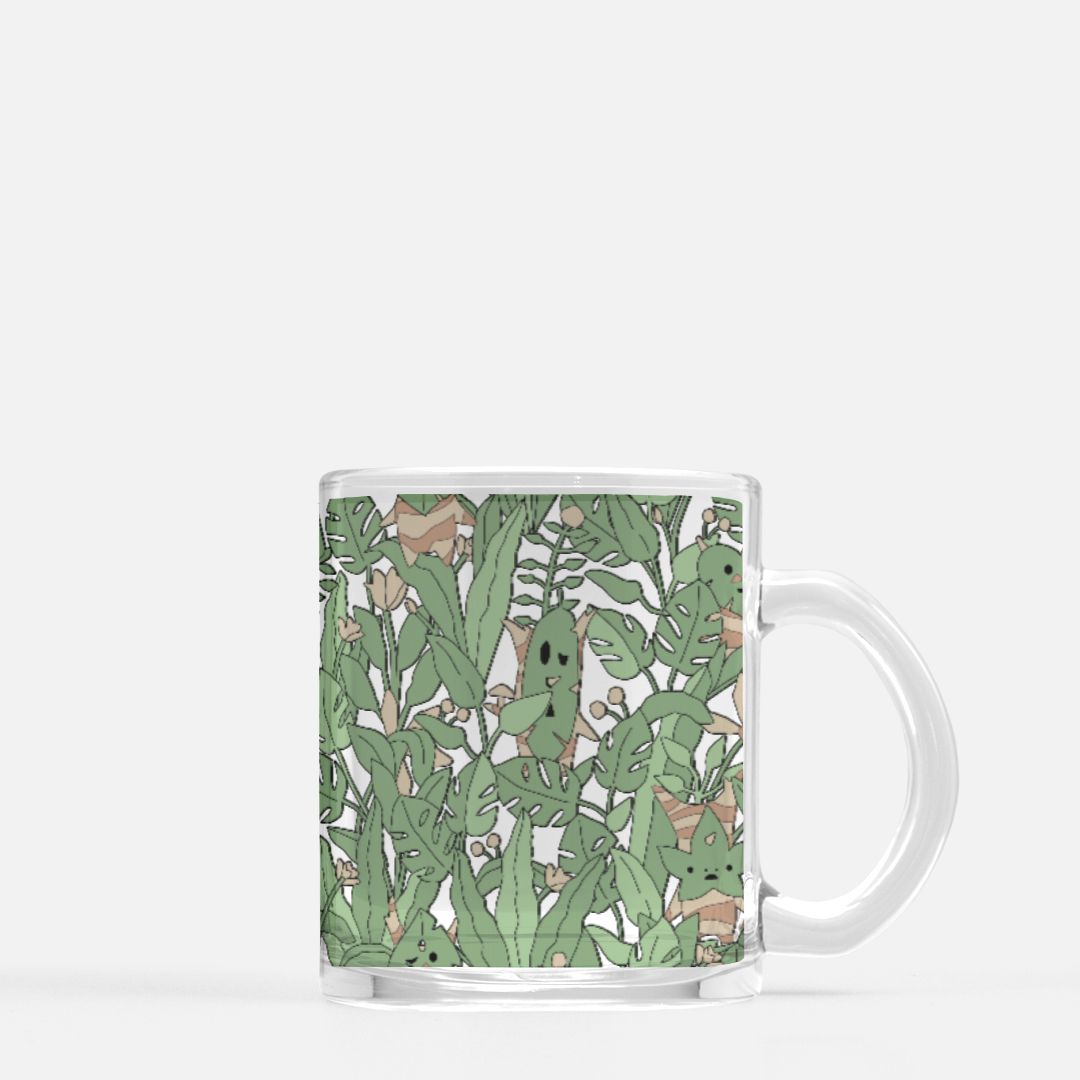 Korok Hidden in Leaves Mug Glass