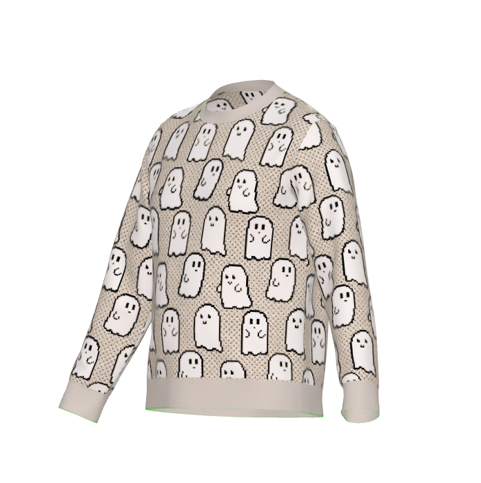 Pixel Ghostie Sweater