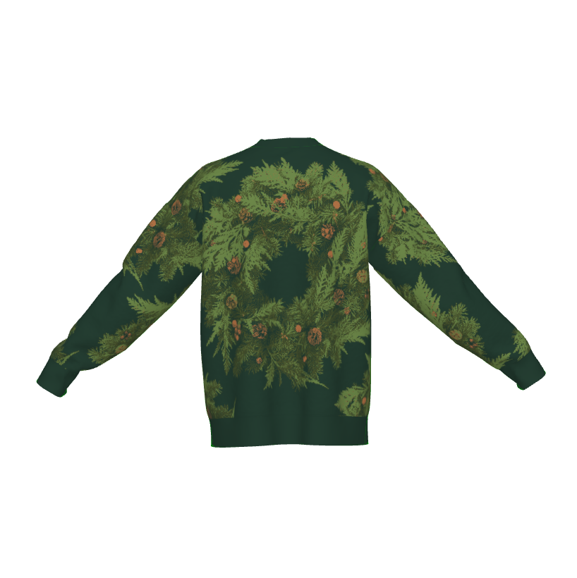 Pixel Wreath Sweater