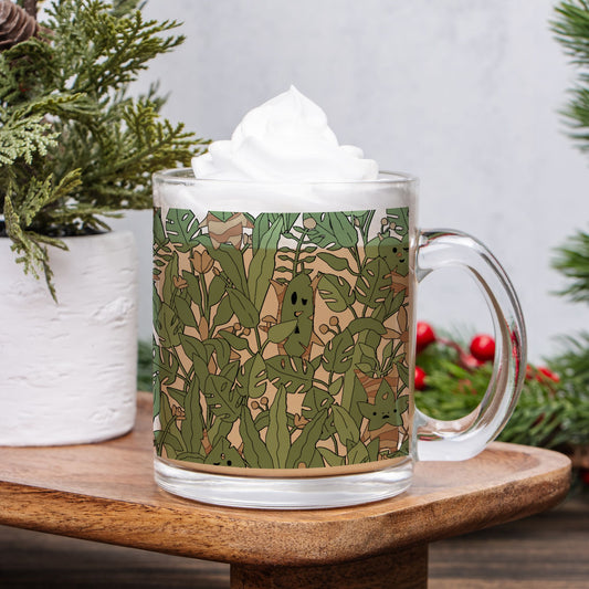 Korok Hidden in Leaves Mug Glass