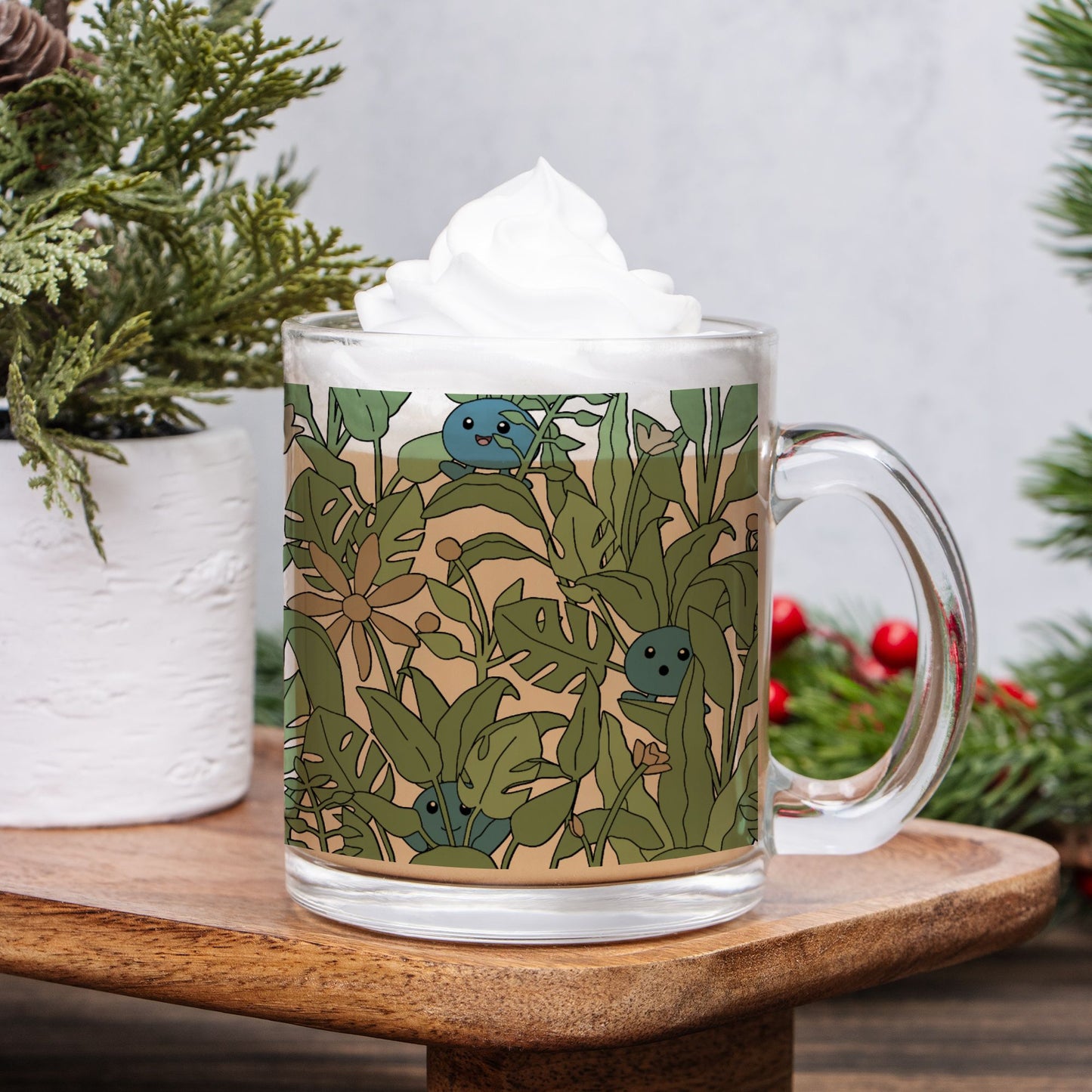 Odd Leaves Mug Glass