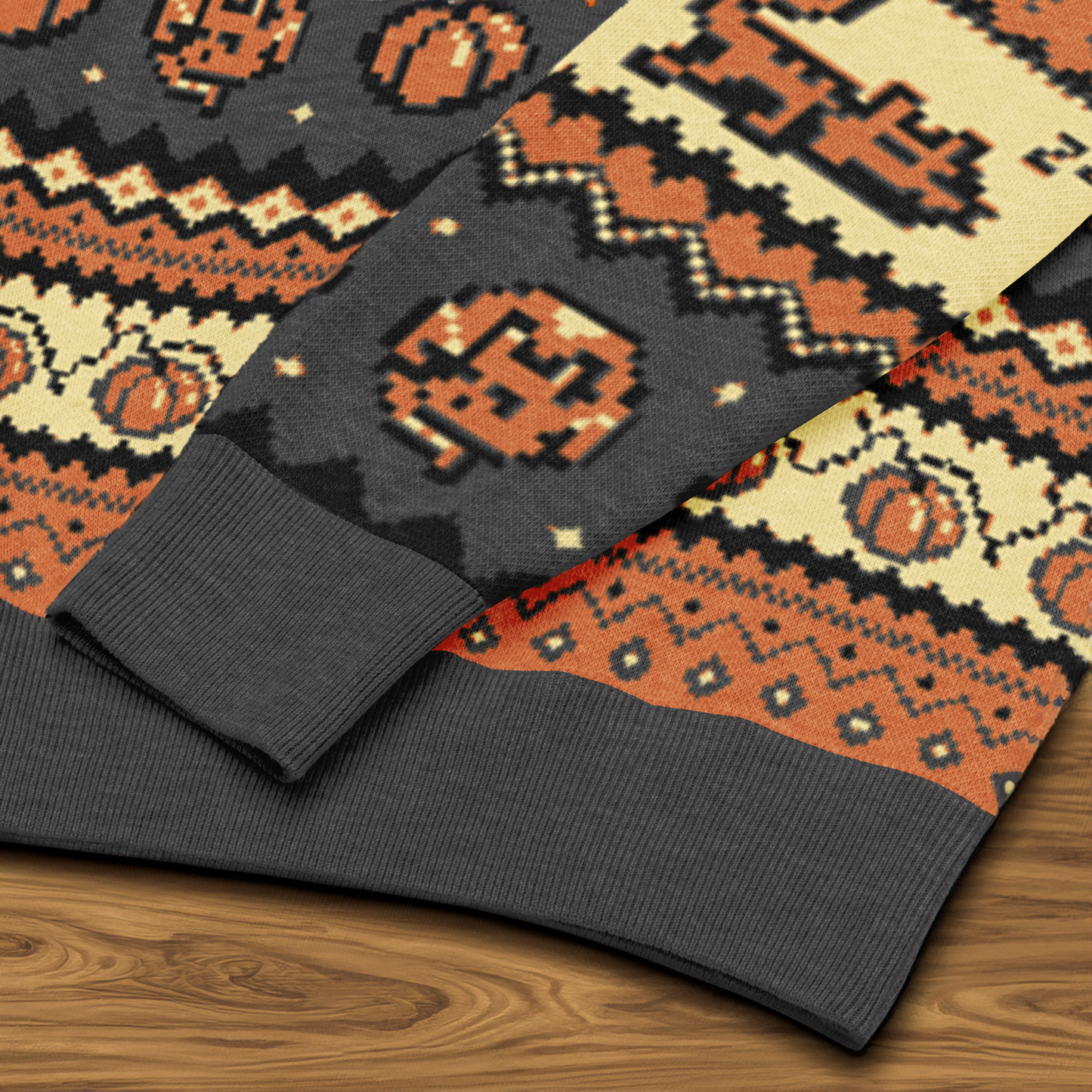 Fall Pixel Kitties Sweater