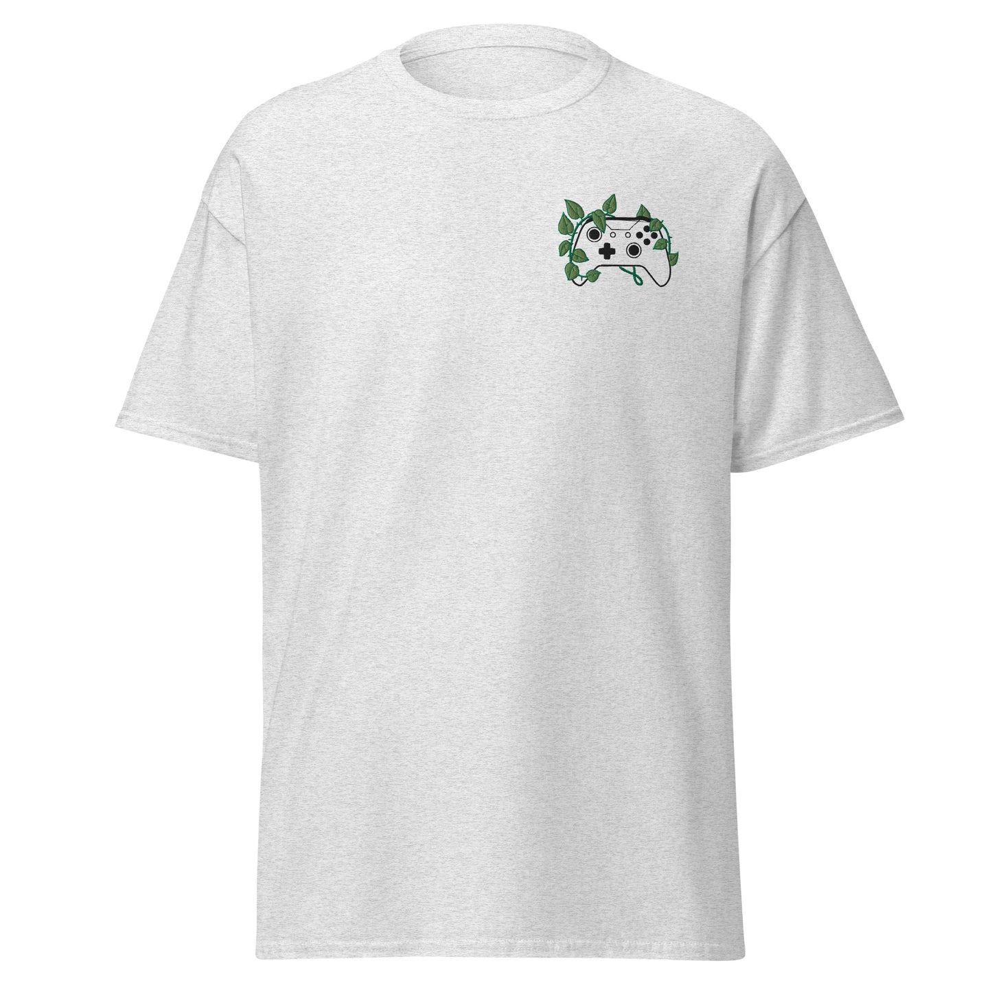 X Box Leaf Embroidered Unisex T-Shirt