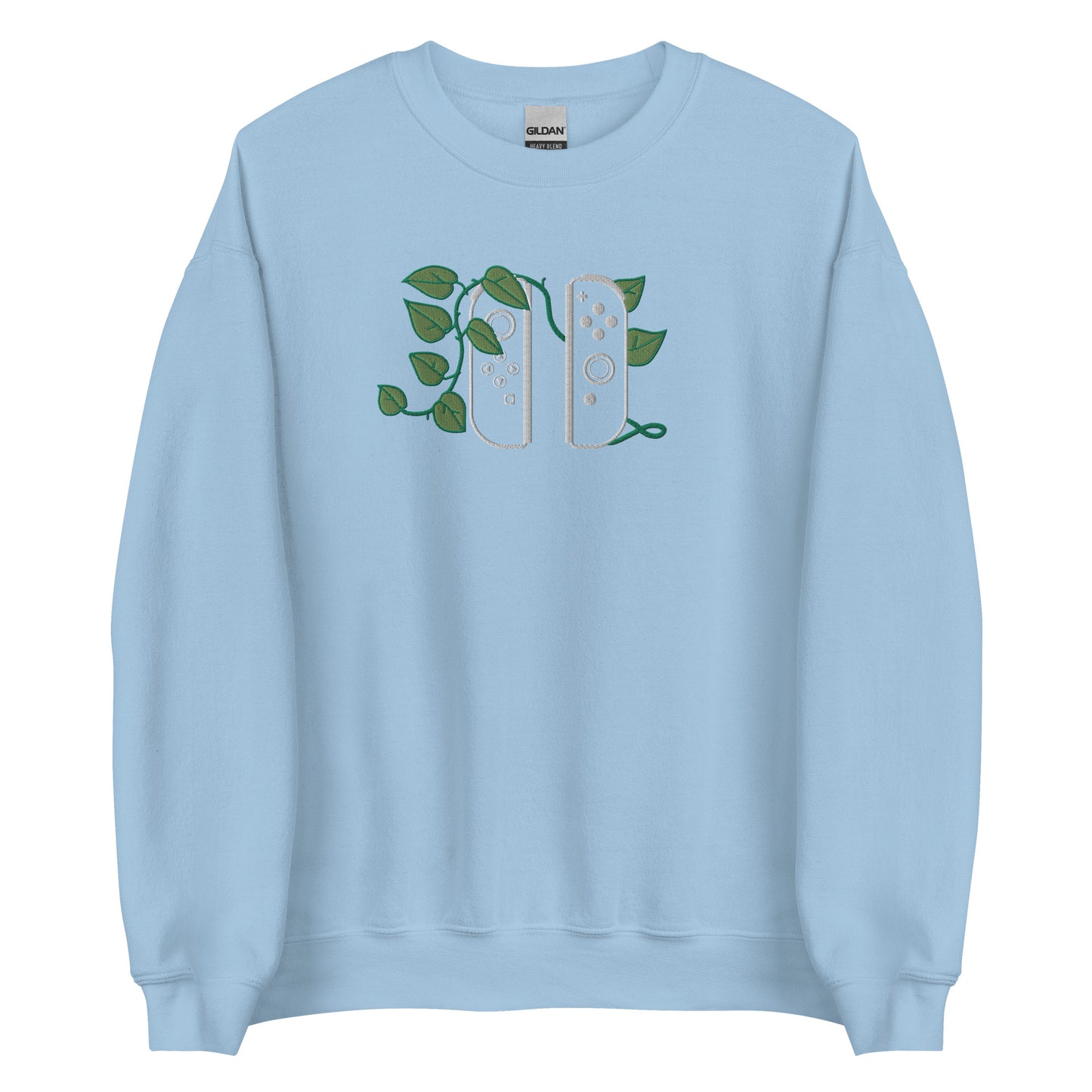 Joy Con Leaf Embroidered Crewneck Sweatshirt