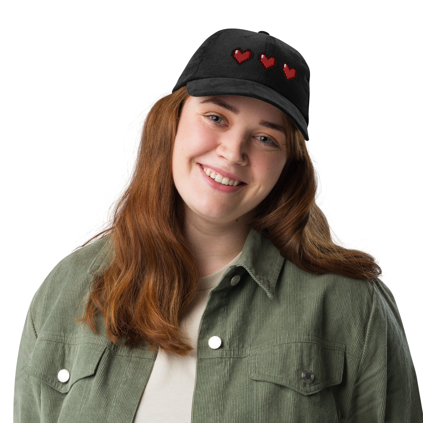 Life Hearts Corduroy Hat