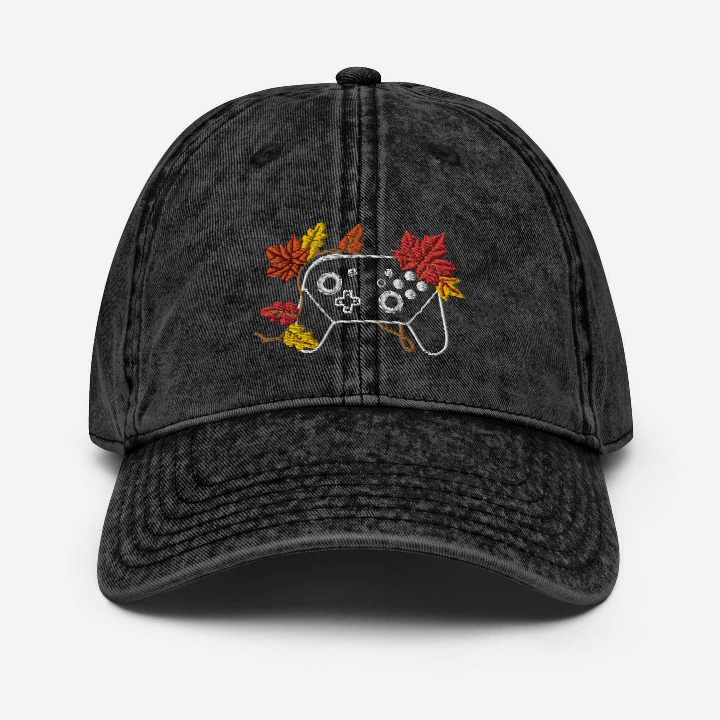 Fall Controller Leaf Denim Cap