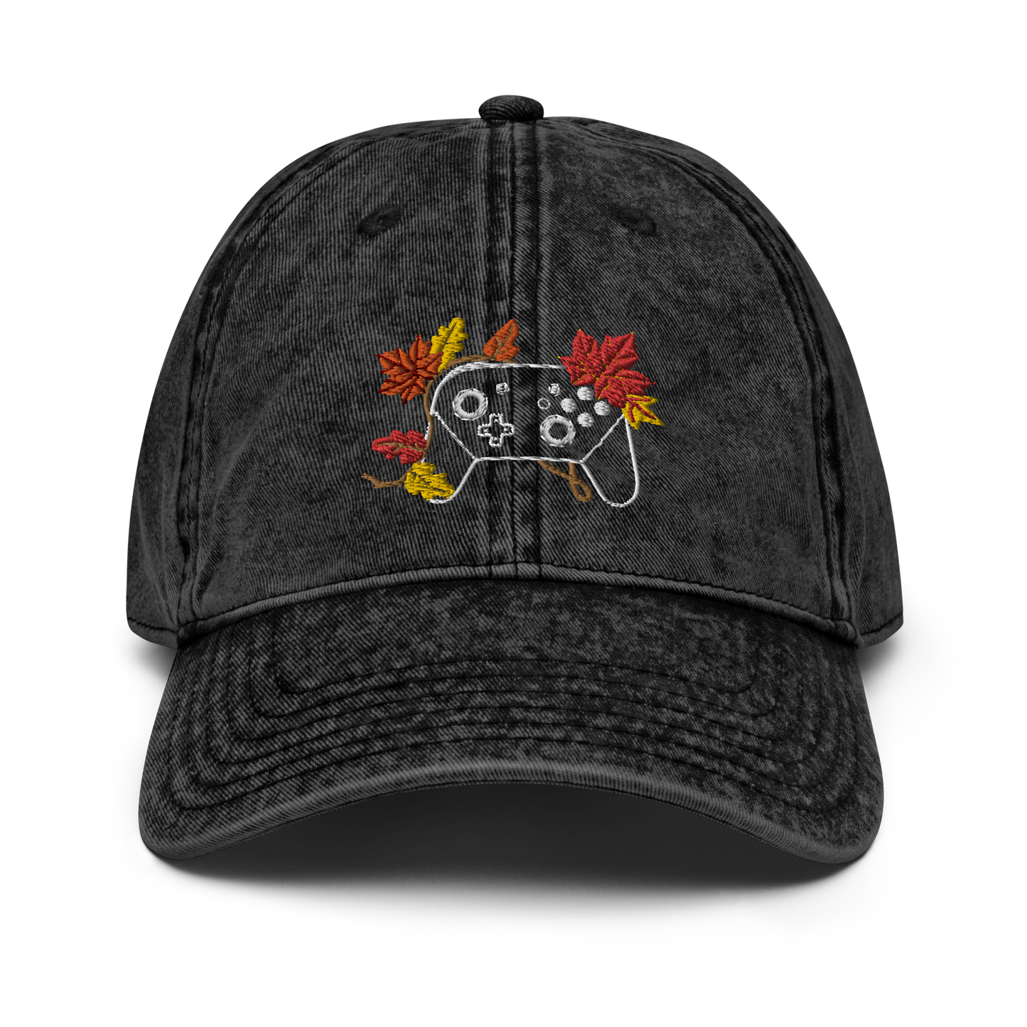 Fall Controller Leaf Denim Cap